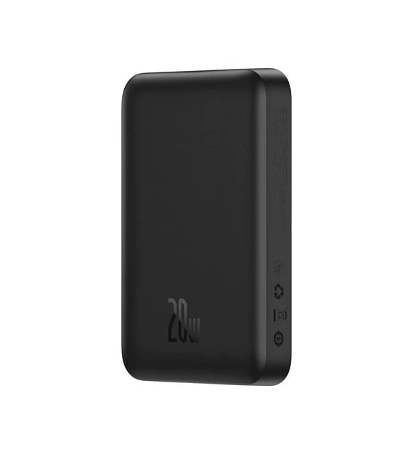 BASEUS MGSAFE MİNİ OVERSEAS EDITION 20W 10.000 MAH KABLOSUZ ŞARJLI POWERBANK SİYAH