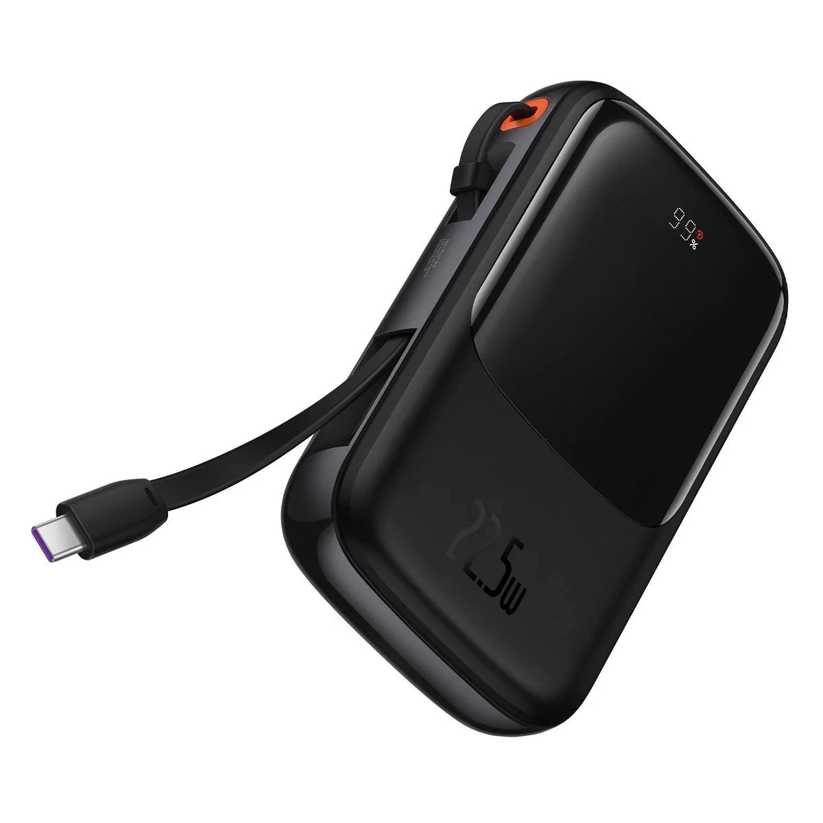 BASEUS Q POW PRO DİJİTAL EKRANLI 22.5W 10.000 MAH TYPE-C KABLOLU POWERBANK