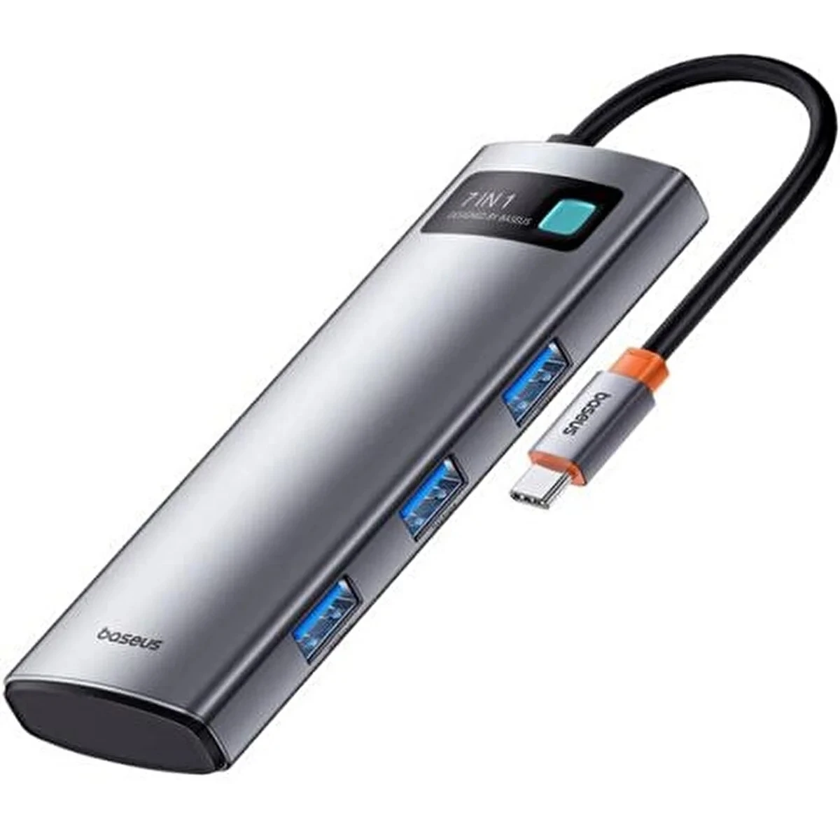 BASEUS STARJOY 7 İN 1 MULTİFONKSİYONEL HUB ADAPTÖR-UZAY GRİ