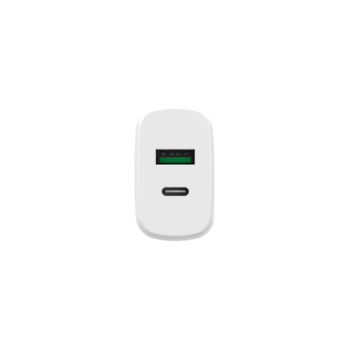 Bix ZH-2U41T 25W USB Type-C PD Çift Portlu Hızlı Şarj Cihazı Beyaz