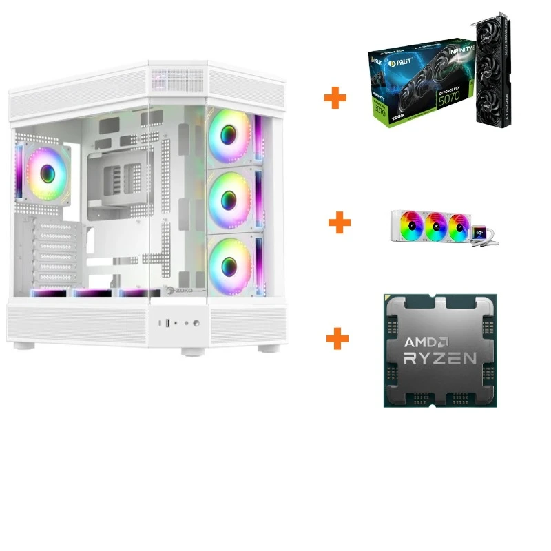 AMD RYZEN 7 7800X3D + B650 + 32GB DDR5 +1TB M2 + RTX 5070 - SHB105