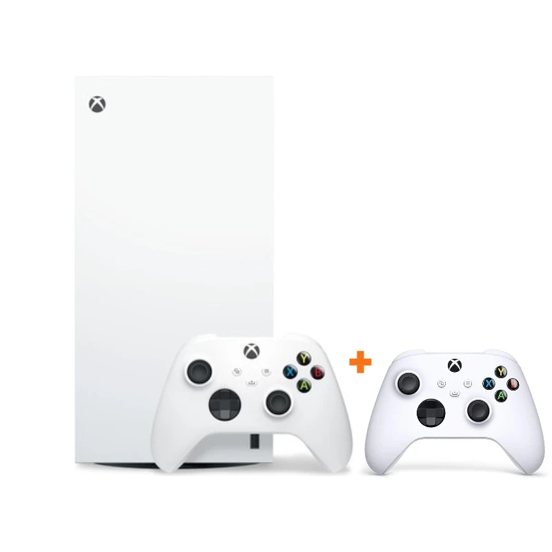 Xbox Series X Beyaz 1 TB SSD Digital Oyun Konsolu + Microsoft Xbox Series 9. Nesil 2.Kol