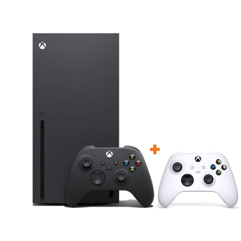 Xbox Series X Siyah 1 TB SSD Oyun Konsolu (ithalatçı Garantili) + Xbox Series 9. Nesil Beyaz 2.Kol