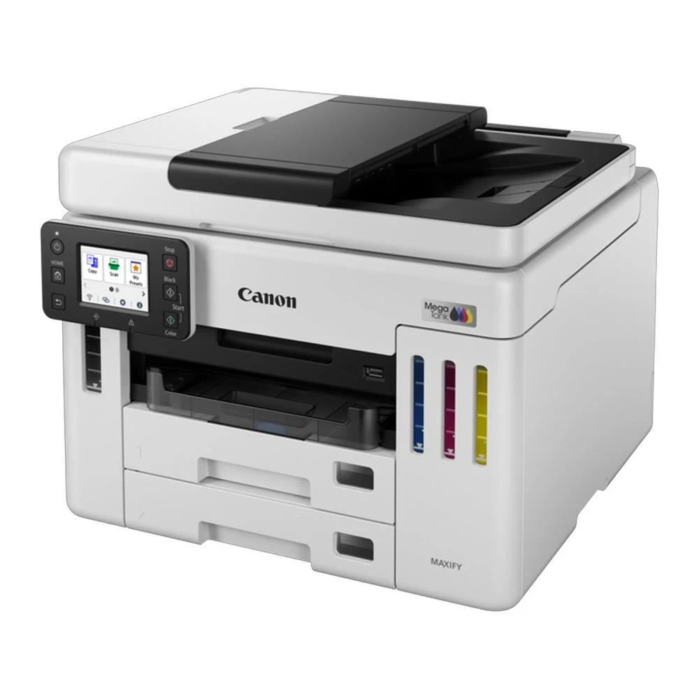 Canon Maxify GX7140 Wi-Fi + Tarayıcı + Fotokopi + Faks Renkli Çok Fonksiyonlu Tanklı Mürekkep Püskürtmeli Yazıcı