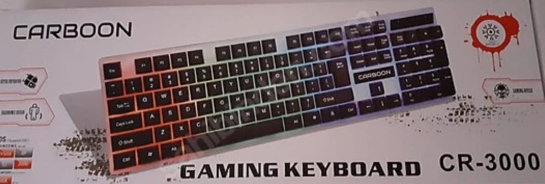 CARBOON CR-3000 RGB LED IŞIKLI GAMİNG KLAVYE