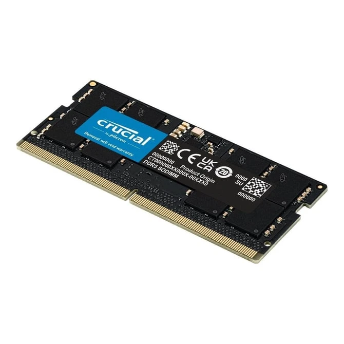 Crucial 16 GB 4800 MHz CL40 CB16GS4800E DDR5 Ram Notebook (Kutusuz)