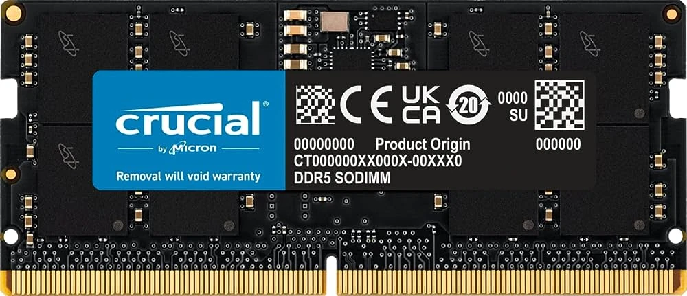 CRUCİAL CT16G48C40S5 16 GB DDR5 4800 MHZ CL40 NOTEBOOK RAM