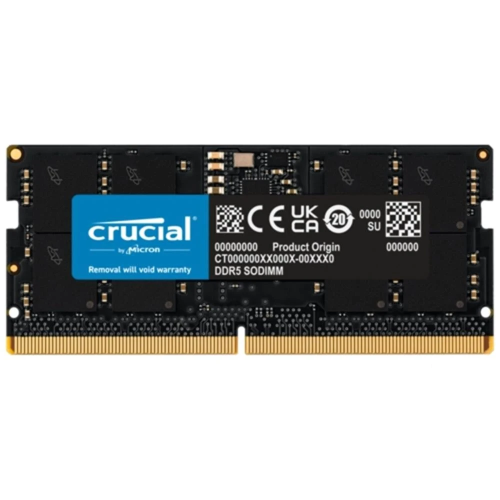 Crucial CT16G52C42S5 NTB 16GB 5200MHz DDR5 CL42 SODIMM Dizüstü Bilgisayar Bellek