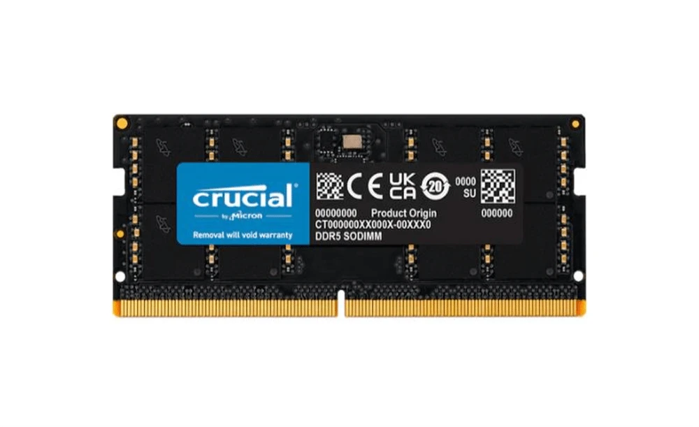 Crucial 16 GB 5600 MHz CL46 CT16G56C46S5 DDR5 Notebook Ram