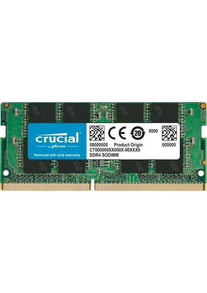 CRUCİAL 8 GB 3200 MHZ CL22 CB8GS3200E DDR4 NOTEBOOK RAM