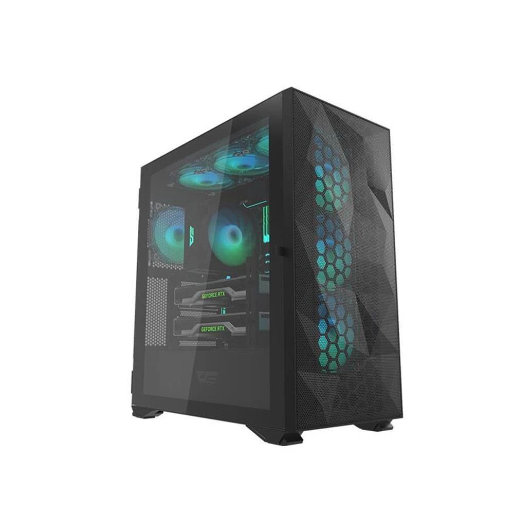 DARKFLASH DLX21-MESH SİYAH 750W 80+ RGB MİD KASA