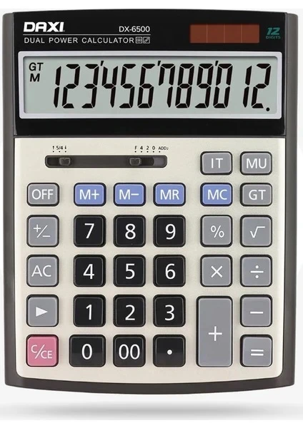 Daxi DX-6500 12 Haneli Masaüstü Hesap Makinesi