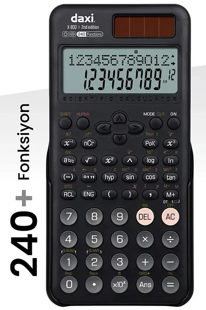 Daxi X-800 240 Fonksiyonlu Bilimsel Hesap Makinesi