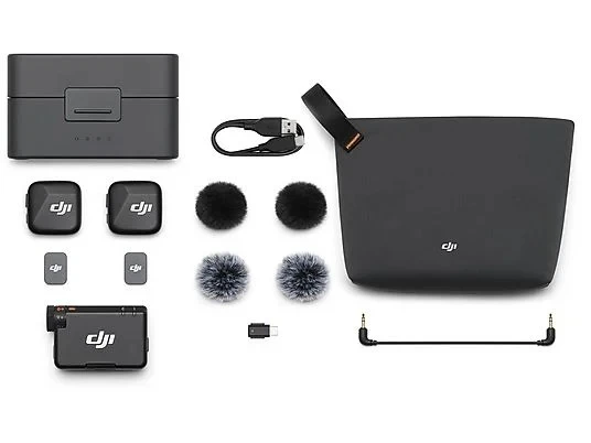 DJI MİC MİNİ (2 TX + 1 RX + ŞARJ KUTUSU) MİKROFON