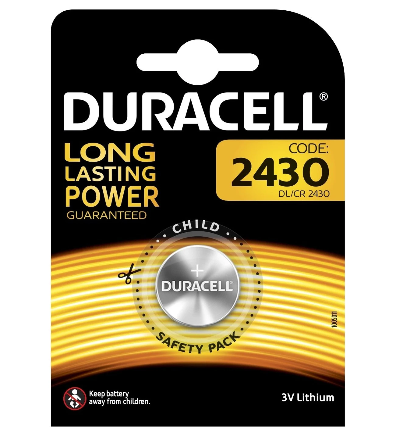 DURACELL CR 2430 LITHIUM 3V PİL