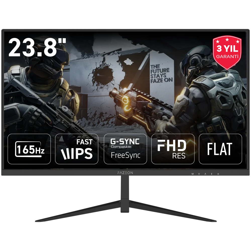 Fazeon X24F165S 23.8" 5 ms Full HD IPS 165 Hz Oyuncu Monitörü
