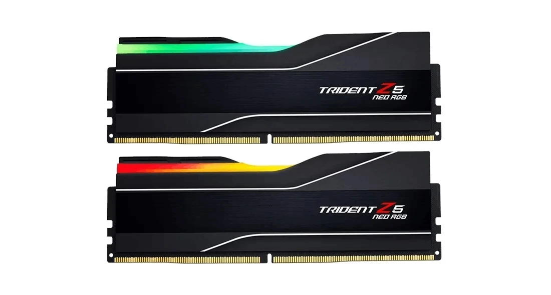 G.Skill Trident Z5 Neo RGB 64 GB (2x32) 6000 MHz CL26 F5-6000J2636H32GX2-TZ5NR DDR5 Ram
