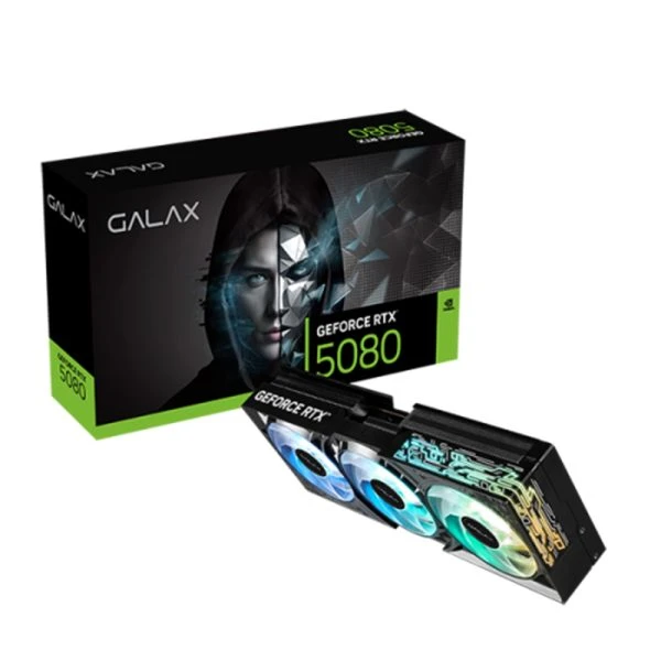 Galax RTX 5080 1-Click OC 58NZN6MDBBOC 256 Bit GDDR7 16 GB Ekran Kartı