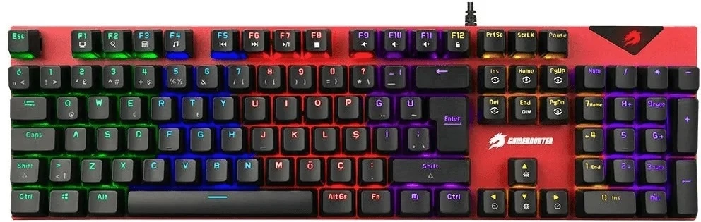 GAMEBOOSTER G44 RADİANCE RED SWITCH RGB MEKANİK GAMİNG KLAVYE