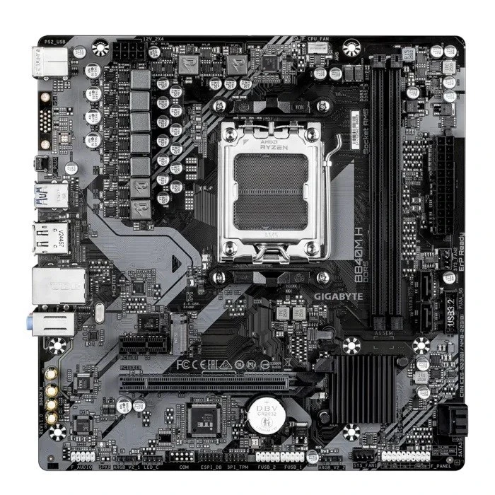 Gigabyte B840M-H AMD AM5 DDR5 Micro ATX Anakart