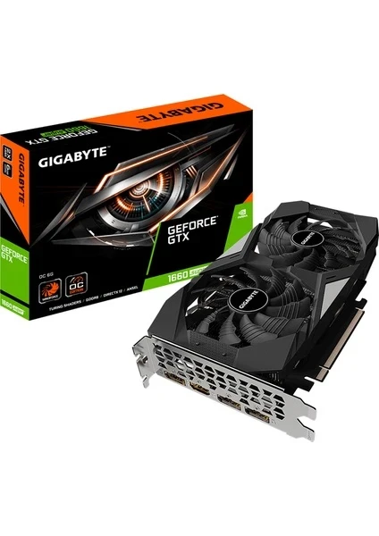 GİGABYTE GEFORCE GTX 1660 SUPER OC 6G 6GB GDDR6 192 BİT EKRAN KARTI (3 AY GARANTİ)