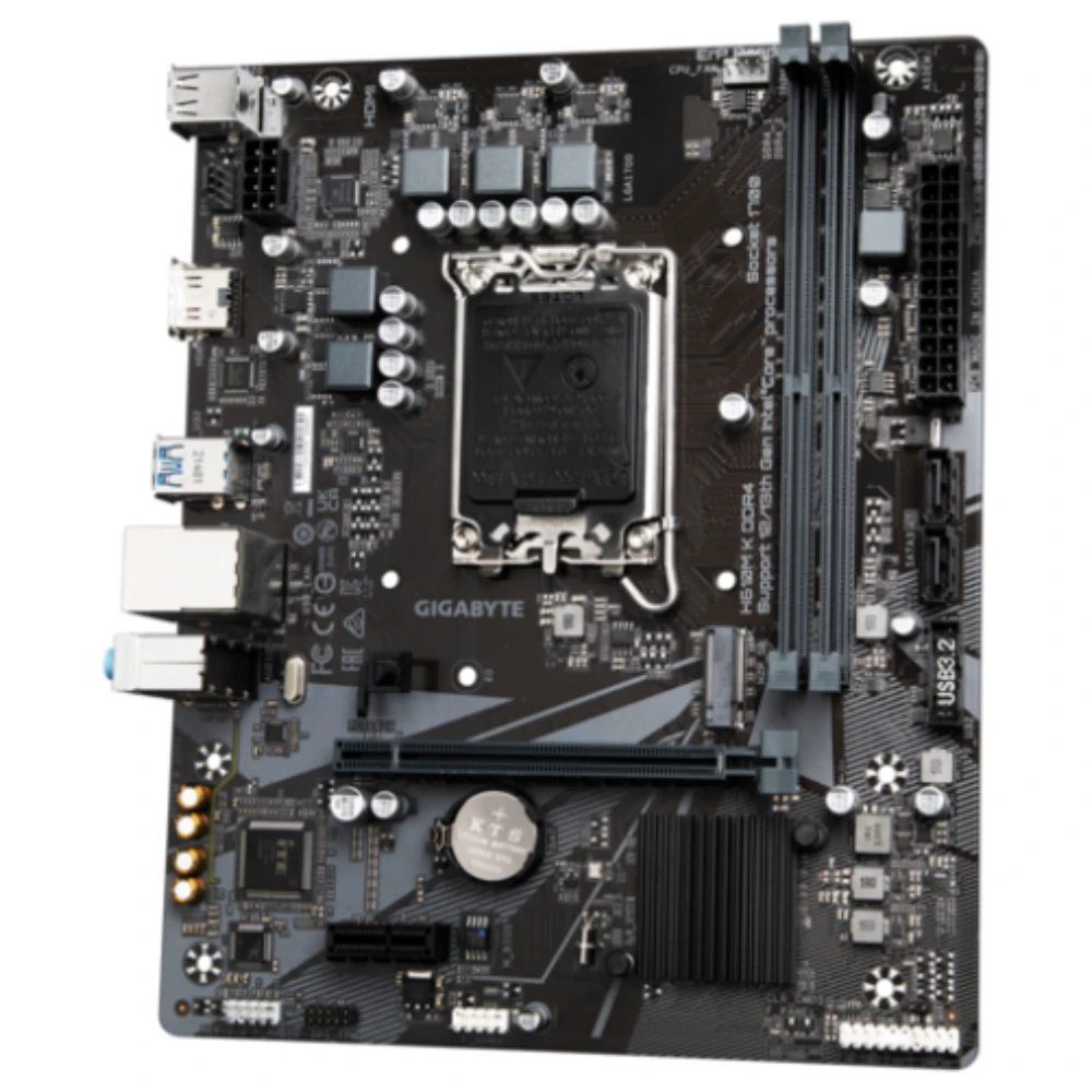 GIGABYTE H610M K DDR4 3200MHz Soket 1700 M.2 USB 3.2 HDMI mATX Anakart