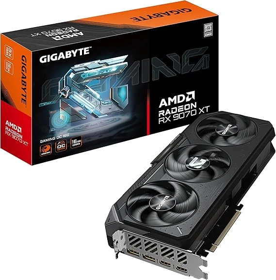 Gigabyte RX 9070 XT Gaming OC GV-R9070XTGAMING OC-16GD 256 Bit GDDR6 16 GB Ekran Kartı