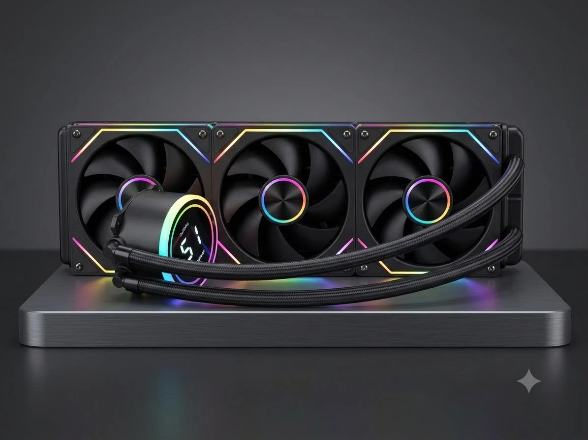 Gorgonx Medusa 360M V2 Siyah Sıvı Soğutma