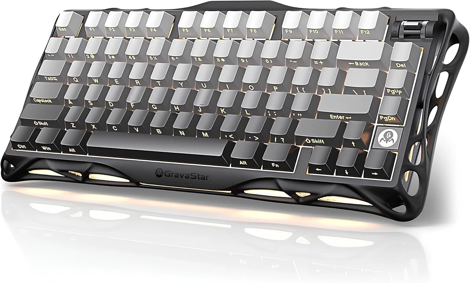 GravaStar Mercury K1 RGB US Layout Kablolu/Kablosuz Mekanik Oyuncu Klavyesi
