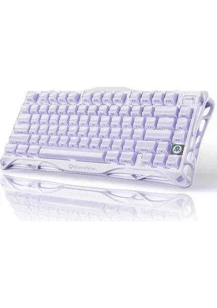 GravaStar Mercury V75 HE Mor RGB %75 TKL Magnetic Switch Kablolu Mekanik Oyuncu Klavyesi