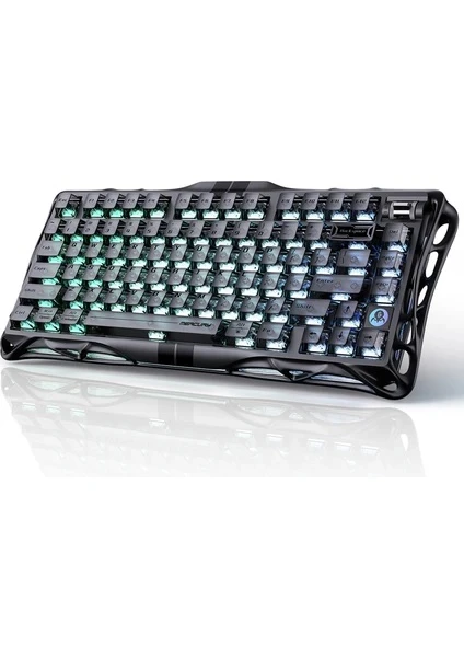 GravaStar Mercury V75 HE Siyah RGB %75 TKL Magnetic Switch Kablolu Mekanik Oyuncu Klavyesi
