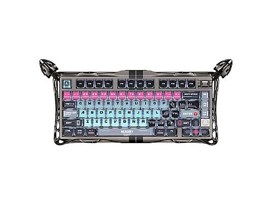 GRAVASTAR MERCURY V75 PRO CYBERPUNK RGB %75 TKL MAGNETİC SWITCH KABLOLU MEKANİK OYUNCU KLAVYESİ