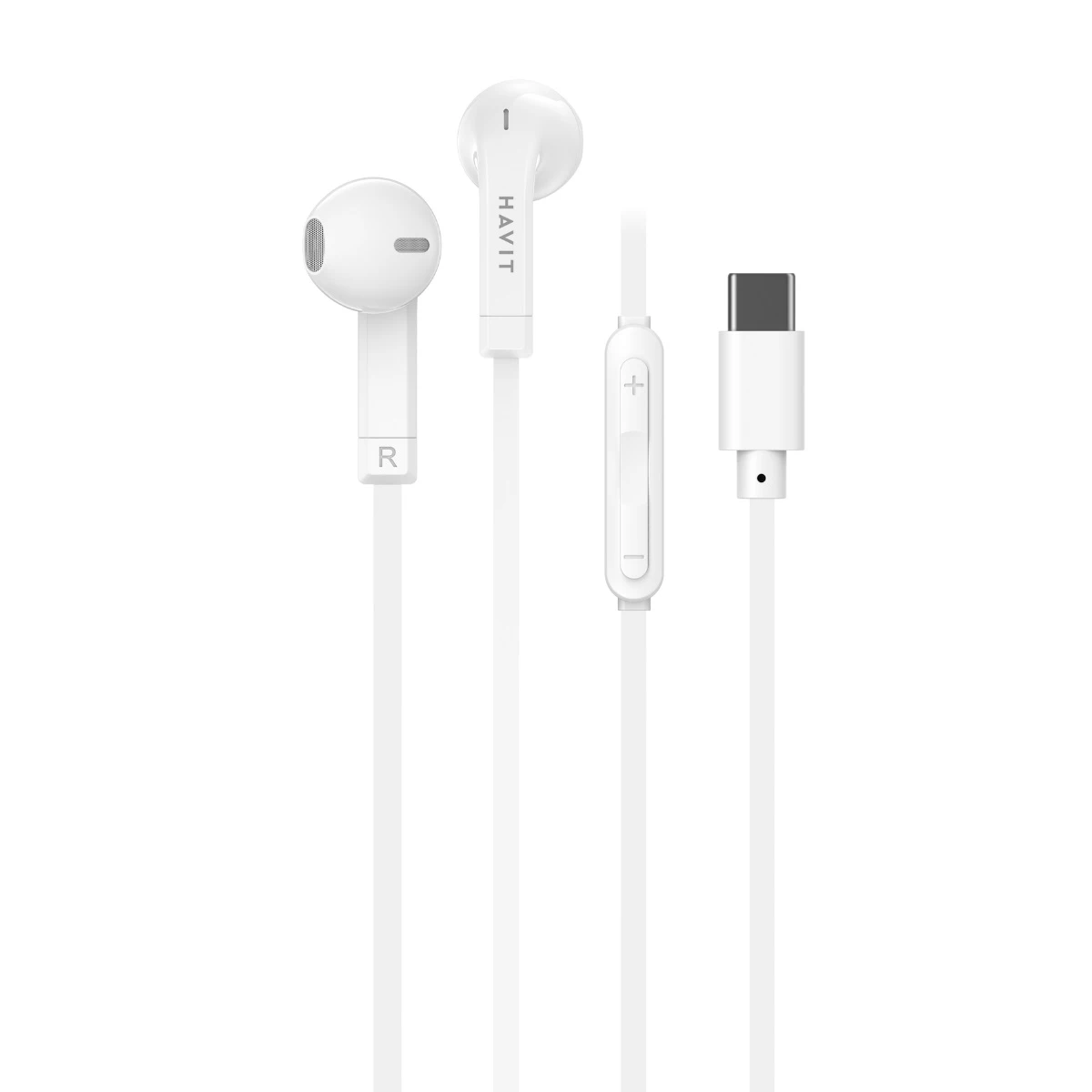 Havit E336C Type-C Kablolu Kulak Içi Kulaklık Beyaz