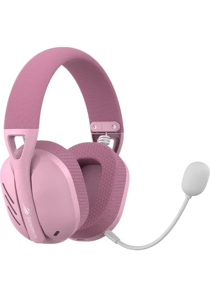 Havit Gamenote Fuxi-H3 Pembe 7.1 USB Kablolu/Kablosuz Kulak Üstü Oyuncu Kulaklığı