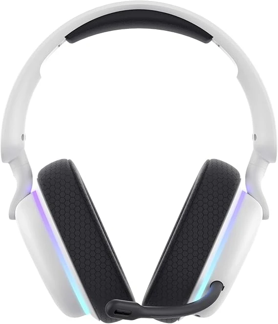 Havit Gamenote Fuxi-H7 Beyaz RGB USB Kablolu/Kablosuz Kulak Üstü Oyuncu Kulaklığı