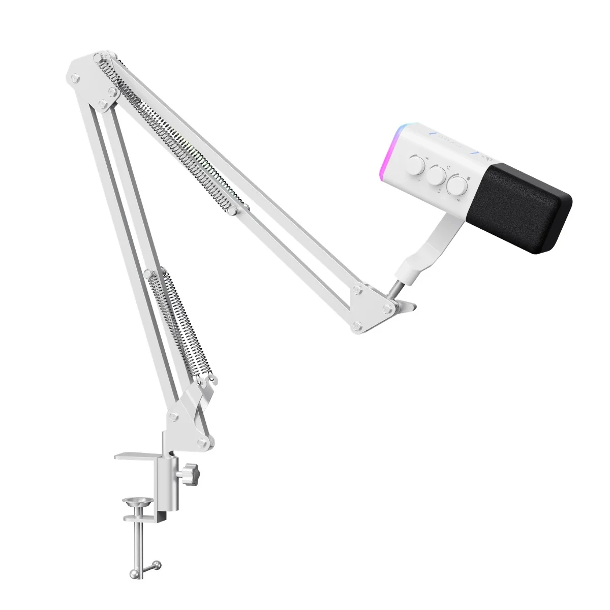Havit Gamenote GK71 Pro Beyaz RGB Yayıncı Mikrofonu