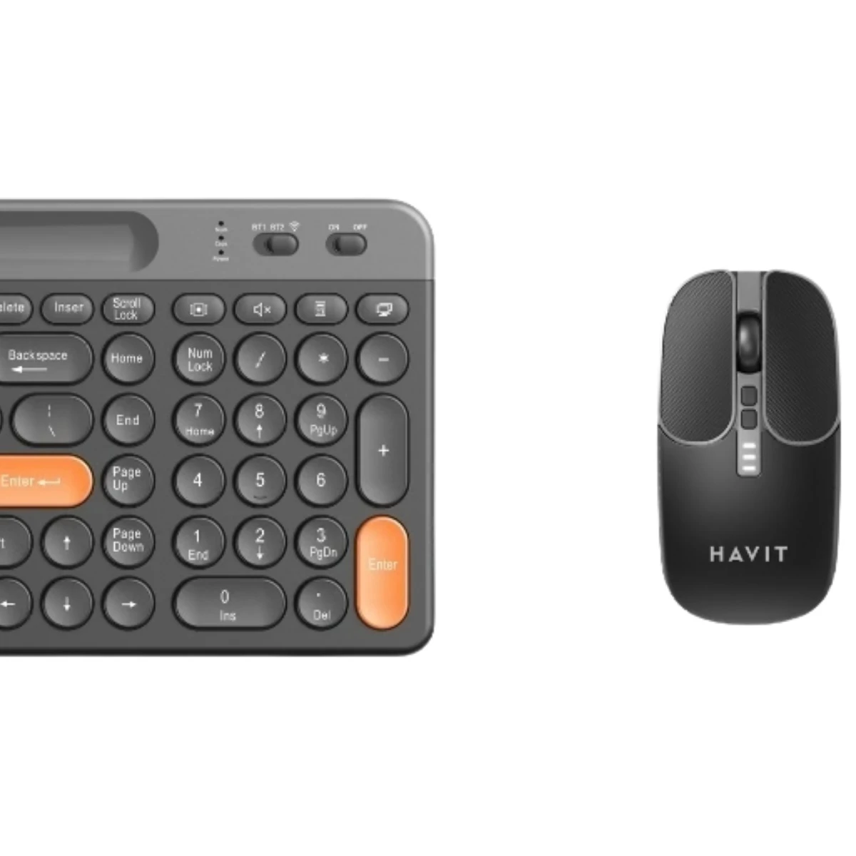 Havit KB835WB Siyah Kablosuz Klavye Mouse Seti