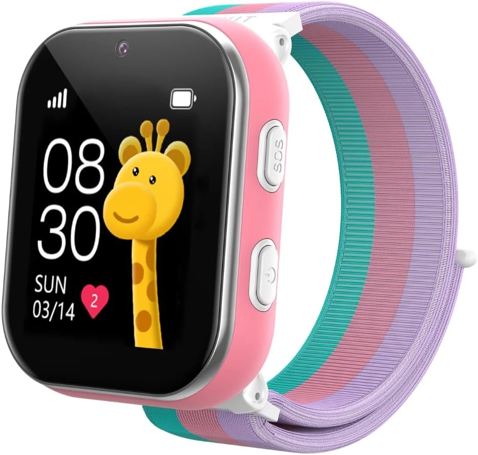Havit KW15 GPS 4G Sim Kartlı Çocuk Saati - Değiştirebilir 3 Adet Çerçeve - Beyaz