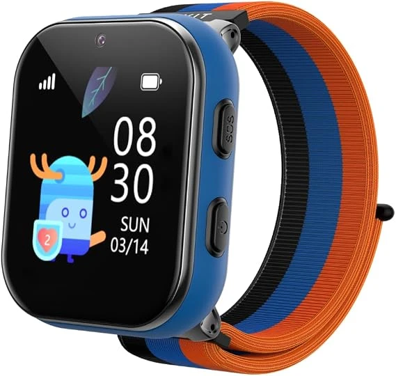 Havit KW15 GPS 4G Sim Kartlı Çocuk Saati - Değiştirebilir 3 Adet Çerçeve - Siyah
