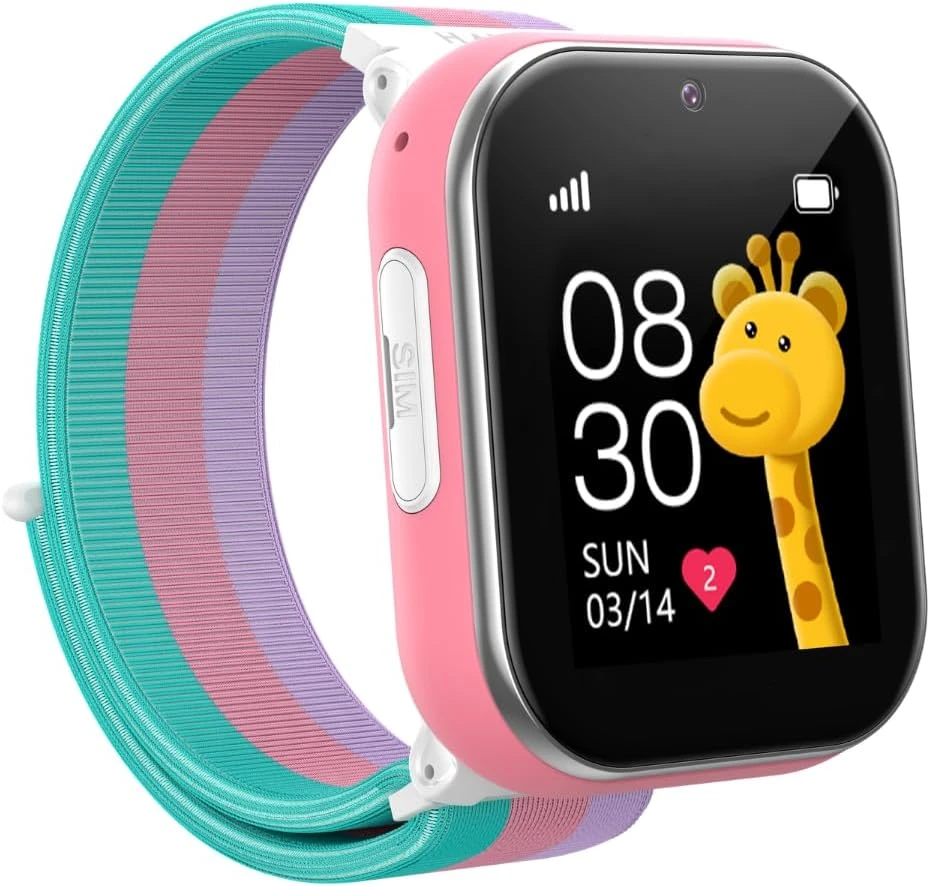 Havit KW15 GPS 4G Sim Kartlı Çocuk Saati - Değiştirebilir 3 Adet Çerçeve - Beyaz