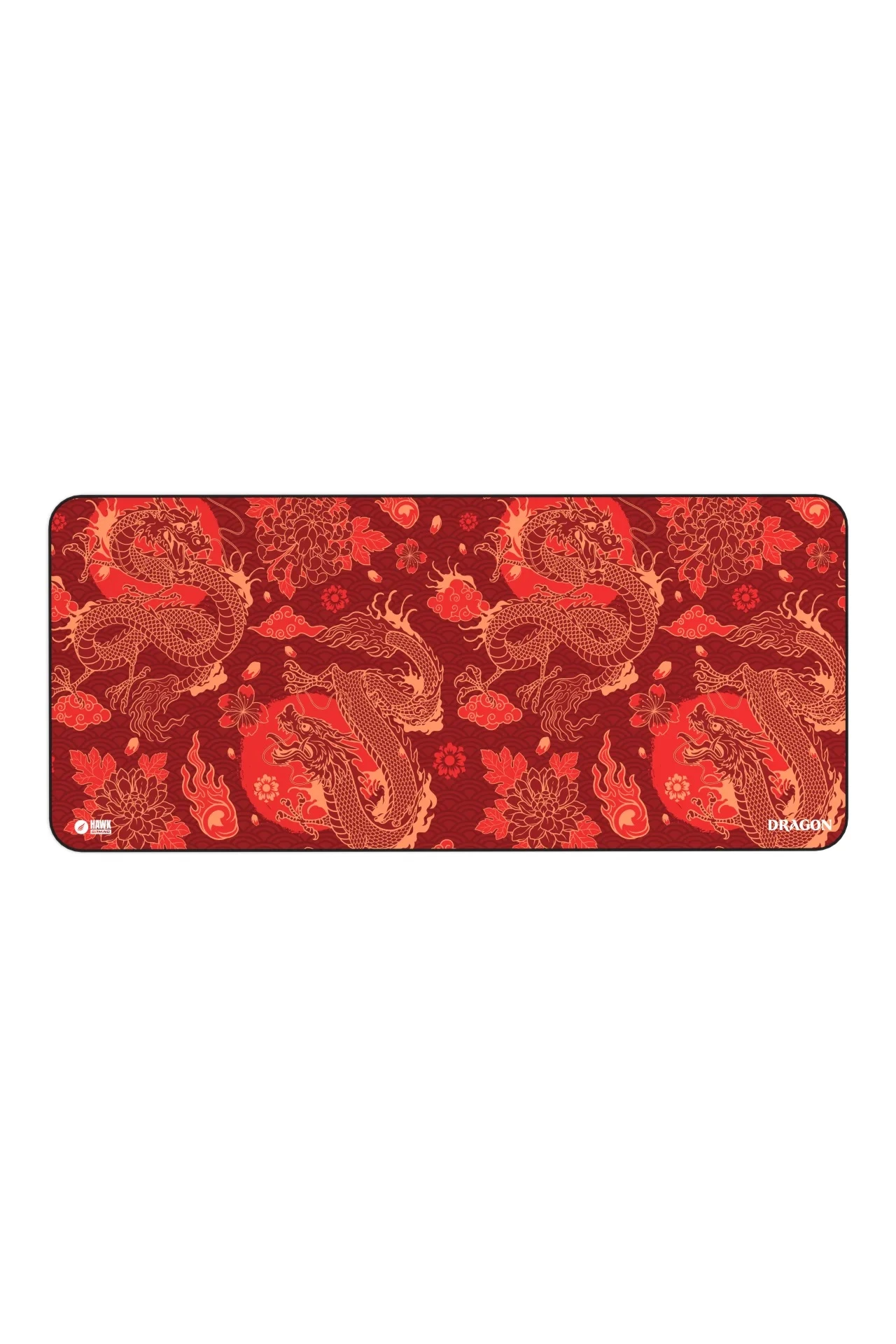 Hawk Red Dragon 90x40 Mouse Pad