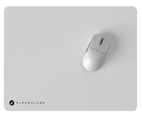 Hawk SuperGlass HM20 Beyaz Mouse Pad