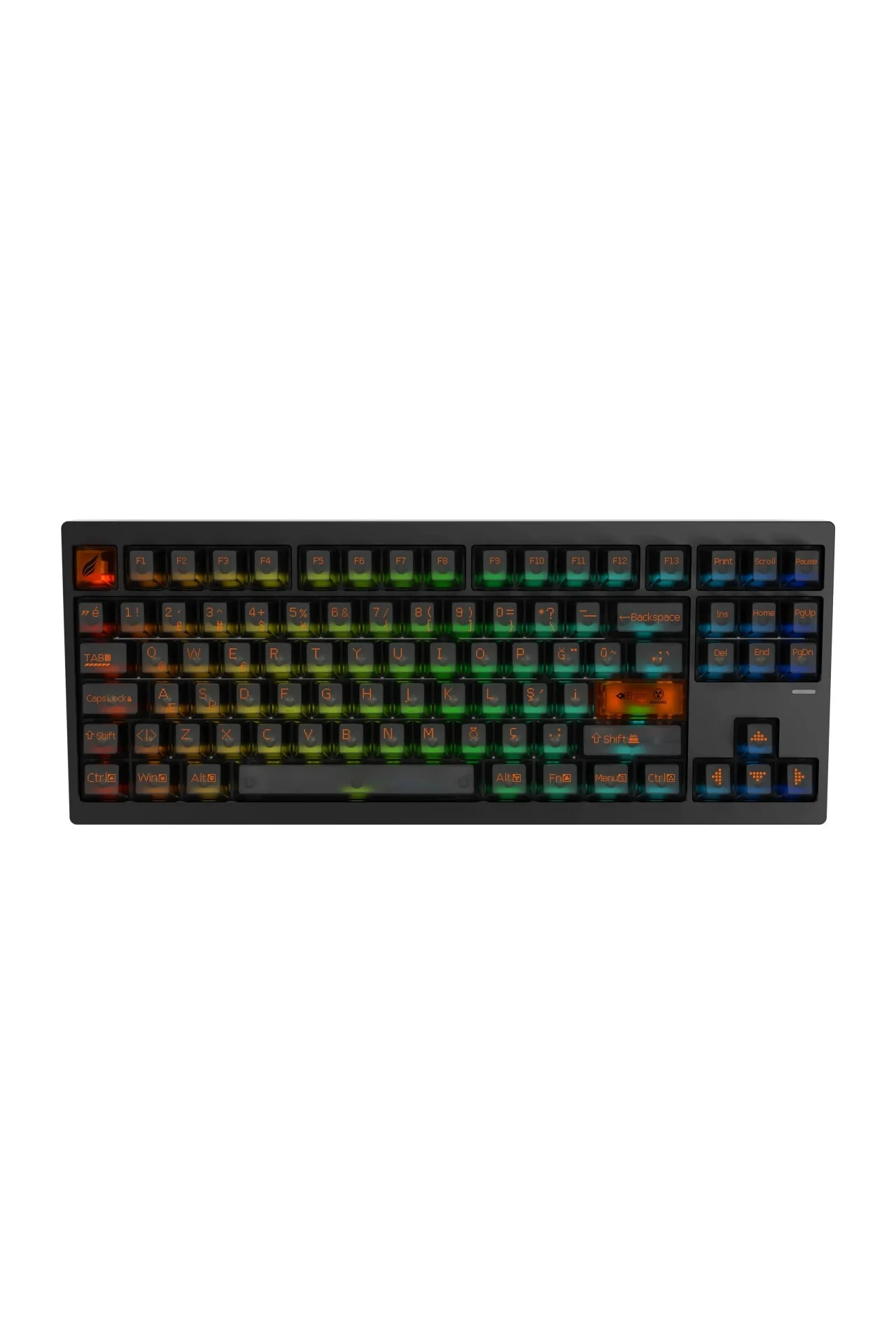 HK420 Mekanik Switch RGB Tri-Mode Kablosuz/Bluetooth TKL Gaming Klavye
