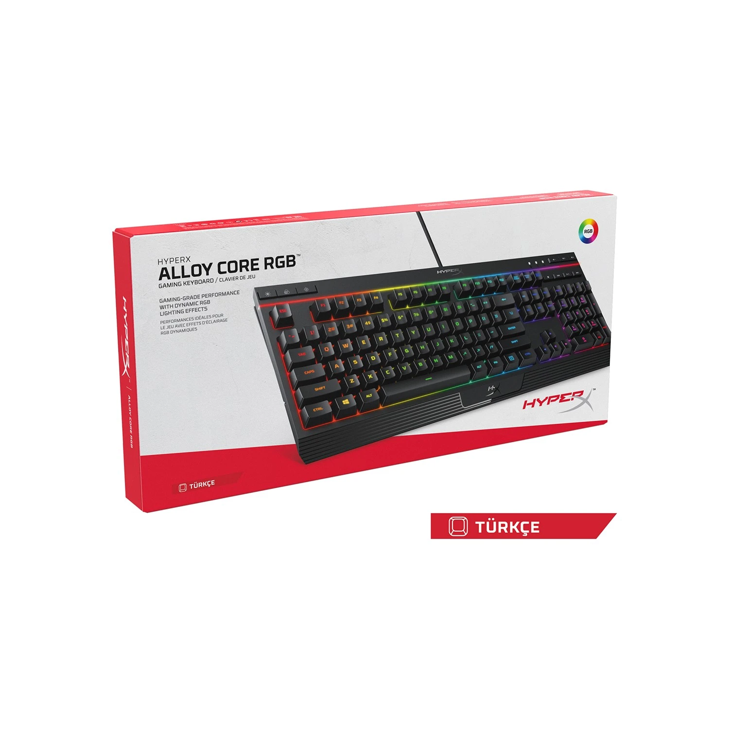 HYPERX ALLOY CORE RGB OYUNCU KLAVYESİ