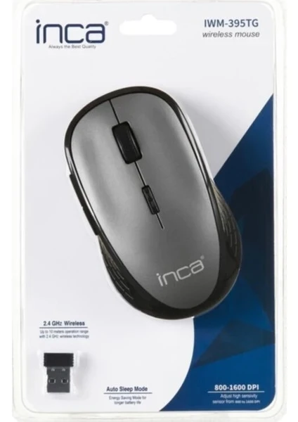 INCA IWM-395TG KABLOSUZ OPTİK MOUSE