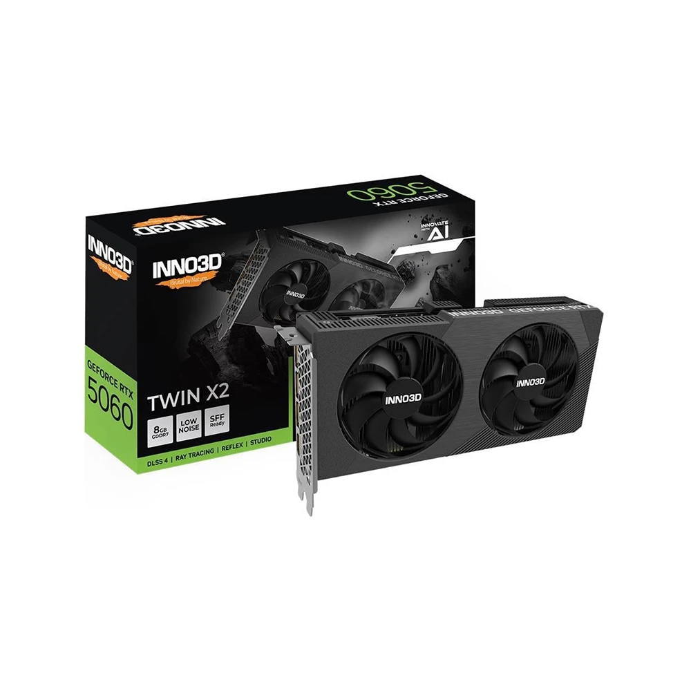 INNO3D GeForce RTX 5060 Twin X2 8GB GDDR7 Ekran Kartı