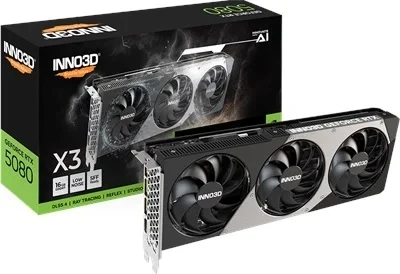 INNO3D NVIDIA RTX 5080 X3 OC 16 GB Siyah 256 bit GDDR7 Ekran Kartı