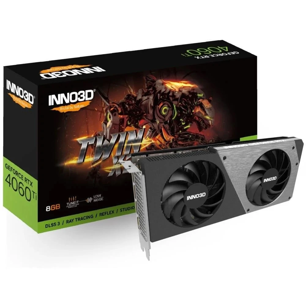 2. EL INNO3D TWİN X2 RTX 4060Tİ 8 GB GDDR6 128 BİT EKRAN KARTI (3 AY GARANTİ)