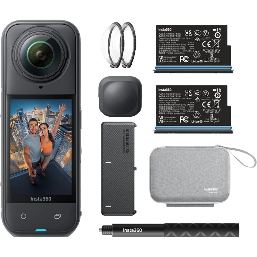 Insta360 X5 Aksiyon Kamerası - Essentials Kit