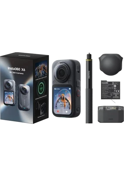 Insta360 X6 Aksiyon Kamerası - Essentials Kit